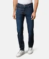 Pierre Cardin Herren 5-Pocket Lyon Tapered Jeans, Dark Blue Used Buffies