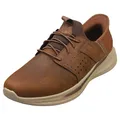Skechers USA Men's Slade-Zachary Hands Free Slip-in Moccasin, Braun, 48 EU