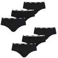 PUMA Women Iconic Hipster Damen Slip Unterwäsche 503007001, Farbe:001 - Black, Bekleidungsgröße:L