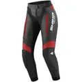 SHIMA Miura 2.0 Damen Motorrad Lederhose, schwarz-rot, Größe 42
