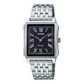 Herrenuhr CASIO MTP-B190D-1BVEF Edelstahl Schwarz Vintage