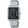 Casio MTP-B190D-1B Elegant Square Herrenuhr Quarz Stahlarmband
