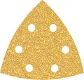 Bosch 5x EXPERT C470 Schleifblatt (für Farbe auf Holz, Hartholz, Ø 93x93 mm, Körnung 40, Professional Zubehör Deltaschleifer)
