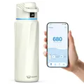 BOOST Smart Water Bottle with Reminder & Tracker, Double Wall Vacuum Insulated Bottles Stainless Steel, 946 ml BPA-Free Wide Mouth for School, Gym, Office, Ideal for Mother's Day
