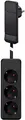 Bachmann SmartPlug - Verlängerungsschnur - Eingabe, Eingang CEE 7/7 - Ausgangsanschlüsse: 3 - 1,6m - Schwarz (933.014)