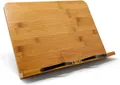 JOEJI’S KITCHEN Kochbuchhalter Buchständer Holz & Tablet Ständer Verstellbarer Buchstütze