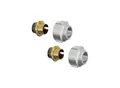 Flamco Klemmverschaubung-Set A11 15x1mmxG 3/4 F Eurok., MS vernickelt (062995)
