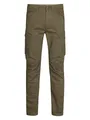 Petrol Industries Herren Cargohose Slim Fit - Lange Hose Mit Funktionale Taschen - Herrenbekleidung - Grün - W36L34