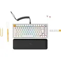 Glorious GMMK Pro Gaming Tastatur, Hot-Swap, RGB - Glorious Fox Switch weiß Pre-built