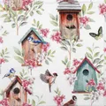 20 Servietten Natur Vogelhäuser aus Holz als Tischdeko. Papierservietten mit Motiv. Auch für Decoupage und Serviettentechnik 33x33cm