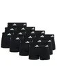 adidas Basic Boxer Trunk Men Herren Unterhose Shorts Unterwäsche 12er Pack, Farbe:Black, Bekleidungsgröße:L