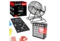 Kyto Spiel 18 Bingotickets 75 Bingo Kugeln 150 Chips Spielbrett + 500 Bingokarten, Bingospiel