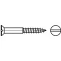 TOOLCRAFT TO-5447085 Senk-Holzschraube 6mm 70mm Schlitz DIN 97 Messing 100St.