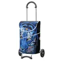 Andersen Einkaufstrolley - klappbar - 46 Liter - belastbar 40 kg - Stahlgestell - mit Kordelzug & Klett - Seiten- & Innentasche - Trolley - Rad Ø 15 cm - Scala Shopper Mix Collection A08