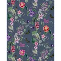 Schöner Wohnen Vliestapete New Delight Floral Blau-Grün 270 x 212 cm FSC