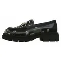 DOGO Cindy Loafer Supper Blackwhite Damen Halbschuhe Loafer Handgefertigt beige 39 EU