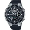 CASIO EDIFICE Chronograph EFV-C110L-1AVEF, Quarzuhr, Armbanduhr, Herrenuhr, Datum, Lederarmband schwarz