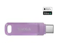 SanDisk Ultra Dual USB Flash Drive Go 256 GB, USB-C, Lavender