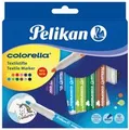 Pelikan Textilmarker colorella, 12er Kartonetui langlebige und waschmaschinenbeständige Tinte, - 1 Stück (814584)