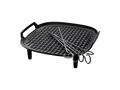 PHILIPS HD9946/00 Airfryer Zubehör mit Spießen (kompatibel Philips HD9270 / HD9280 NA130 NA23x NA33x) Grillkit Schwarz/Silber