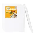 10er Pack Leinwand 24x30 cm Keilrahmen Bespannt Baumwolle 380 g/m² Leinwände ...