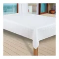 laro Tischdecke Laro Premium Tischpolster Tischschoner Abwaschbar Molton rechteckig weiß 120 cm x 80 cm