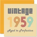Geburtstagskarten zum 65. Geburtstag für Männer und Frauen – Vintage 1959 Age...