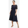Vera Mont Cocktailkleid blau M (38)