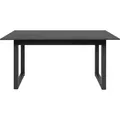 finori Esstisch Austin 160-200 cm in Anthrazit / Schwarz ausziehbarer Tisch - Grau