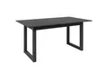 P & B Esstisch, Anthrazit, Schiefer, Holzwerkstoff, rechteckig, U-Form, 90x75x160 cm, ausziehbar, Esszimmer, Tische, Esstische, Esstische ausziehbar