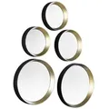 MIRRORS AND MORE Spiegel Lia Gold, Schwarz Gold /