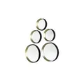 Spiegel 5er Set   ¦ gold ¦ Glas,Aluminium,Kunststoff Ø: 25.0