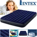 Intex Luftbett Classic Downy Blue Dura-Beam Serie Queen 203x152x25 cm blau 64759