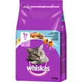 WHISKAS Katzentrockenfutter "1+ Jahre", 3 Beutel à 3800 g