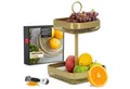 Moritz & Moritz Etagere Obst Etagere, Metall, (2-stöckig, 2-tlg), Obstkorb Etagere Gold