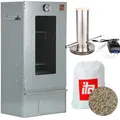Räucherofen 7000  Smoker Set mit Rauchgenerator  Räucherschrank mit Fenster &...