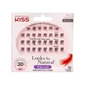 Trio Wimpernbüschel Set S/M 30 Stück, inkl. Kleber, Natürlicher Look