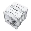 Thermalright Peerless Assassin 120 White CPU Cooler, 6 tubos de calor, doble ventilador de TL-C12W PWM, cubierta de disipador de aluminio, tecnología AGHP, para AMD AM4 AM5/Intel1150/1155/1200/2011