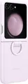 Original Samsung Galaxy Z Flip5 Silikon Schutzhülle mit Ring - Lavendel (Lila) -