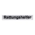 RescPol Rückenschild Rettungshelfer - 30 x 5cm - weiß