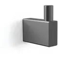 Zack Handtuchhaken Linea graphite grau, Designer Zack Design, 1.5x4.8x4.7 cm