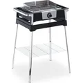 Standgrill Elektrogrill SEVERIN SENOA DigitalBOOST S PG 8118 500°C in 10 Min PG 8118 aus Edelstahl, schwarzsilber Elektrogrill Tischgrill Grill St...