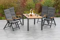 MX Gartenmöbel Tilos Set 9tlg. Terrassenmöbel Esstischgruppe Balkonmöbel Tisch