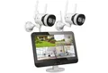LUVISION Überwachungskamera (Außen- und Innenbereich, 2-tlg., WLAN Überwachungssystem mit Monitor 5MP NVR Überwachungskamera Set, 2-Wege Audio, Mikrofon, NVR, Sirene, Nachtsicht, Autotracking)