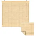 Victoria M. Raffrollo Bambus-Raffrollo, 70 x 130 cm, natur, mit Hakenaufhängung, ohne Bohren, freihängend, zum Schrauben, Bambus beige 70 cm x 130 cm