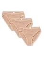 Sloggi Damen Unterhose 24/7 Cotton Lace Tai , Baumwolle, Spitzen-Optik, 3-Pack, 48, Brush