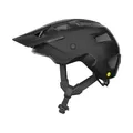 ABUS Unisex Fahrradhelm, Schwarz (Velvet Black), M (54-58 cm)