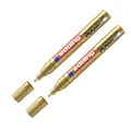 2 x Edding 750 Lackmarker Lackmalstift Lackstift 2-4 mm gold