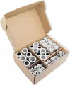 QUADRIOS Kabelverschraubungs-Set 2009CA106, Grau, PG, 60 Stück