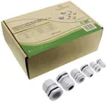 Quadrios 2009CA106 Kabelverschraubung Sortiment PA66 Lichtgrau (RAL 7035) 1 Set